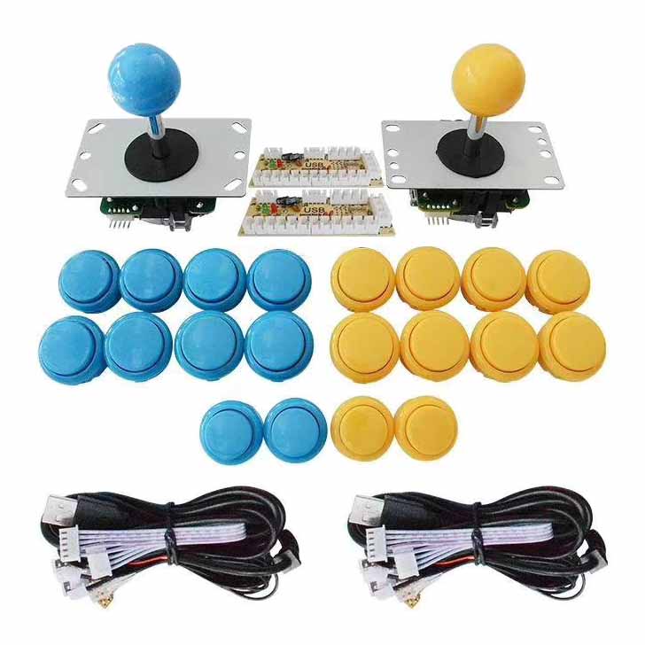 Arcade (DIY)  Joystick 2 Player Control Kit Set & 4 + 16  Buttons - 232