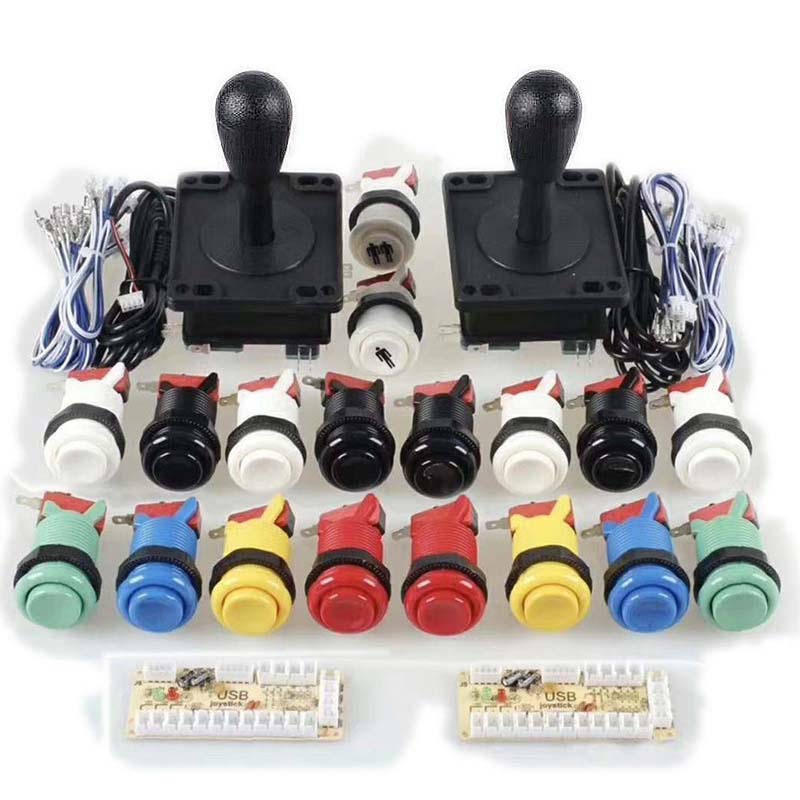 Arcade (DIY)  Joystick 2 Player Control Kit Set & 2 + 16  Buttons -234
